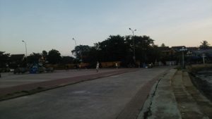 朝バドミントン